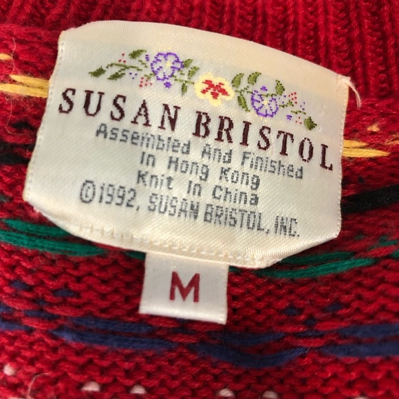 Susan Bristol, rare vintage, 1992 Scottie terrier dog cardigan - Picture 10 of 11